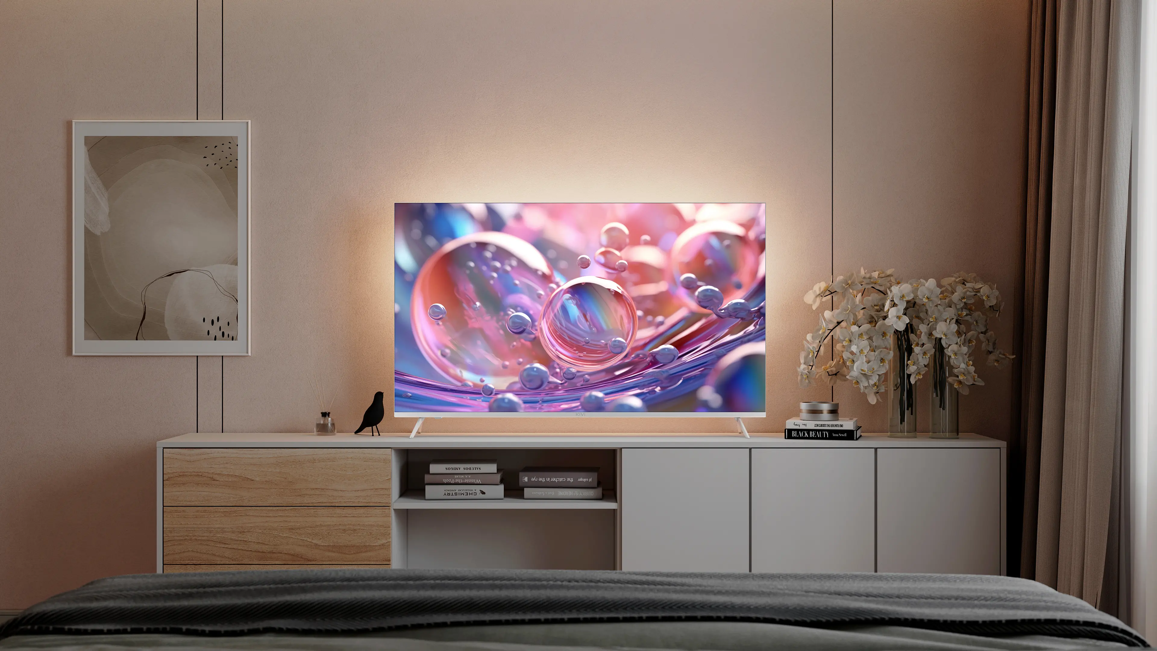 Telewizor KIVI 55U760QW  55" LED 4K Android TV DVB-T2