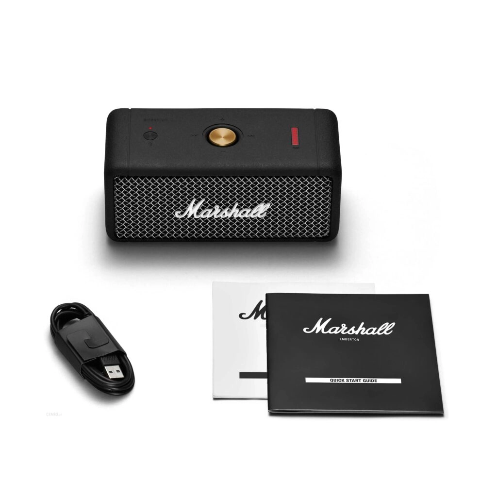 Głośnik Bluetooth Marshall Emberton II 20W Czarno-stalowy