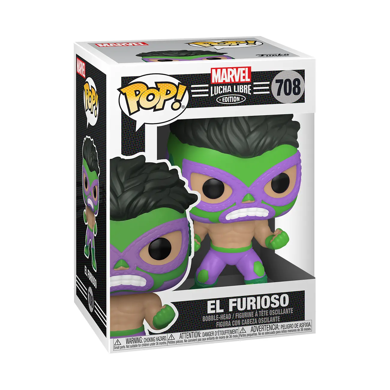 Figurka Funko Pop Marvel Luchadores Hulk El Furioso