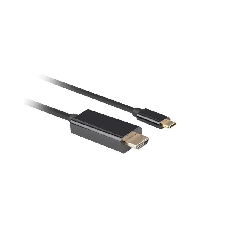 Kabel Lanberg USB-C do HDMI 4K 60Hz 0,5m Czarny