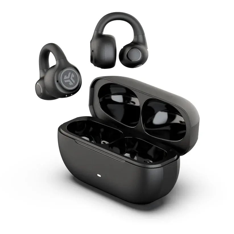 Słuchawki bezprzewodowe JLab Flex Open Air Clip Przewodnictwo powietrzne Bluetooth 5.4 Czarny