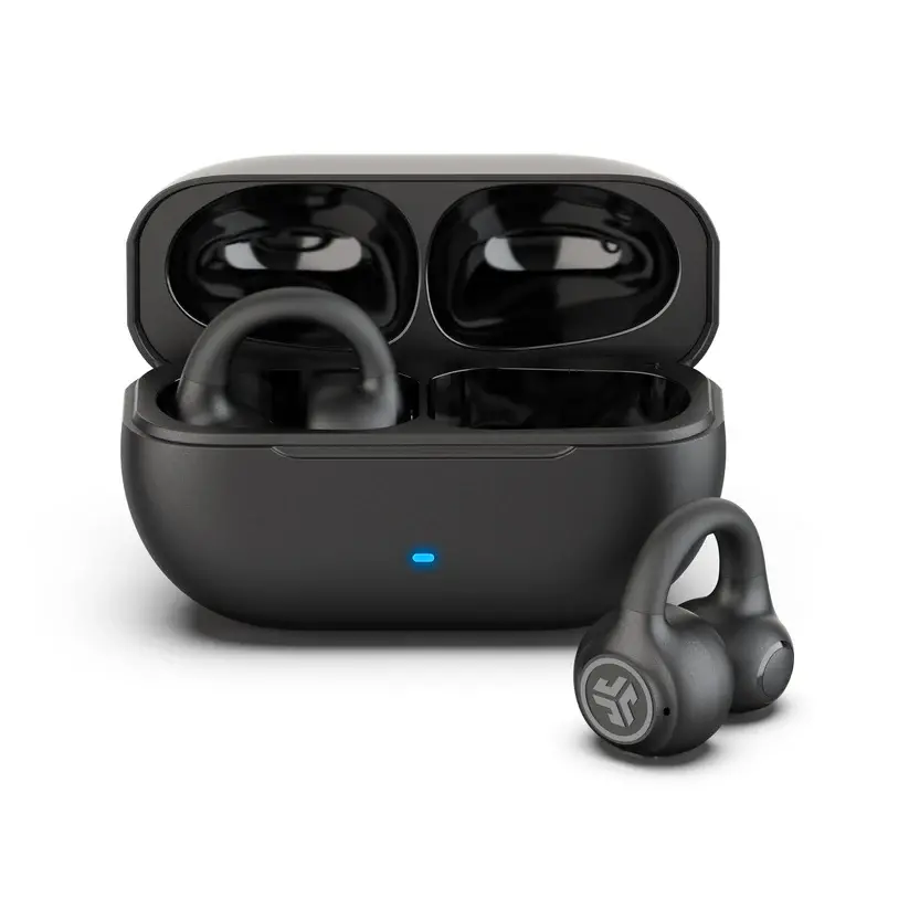 Słuchawki bezprzewodowe JLab Flex Open Air Clip Przewodnictwo powietrzne Bluetooth 5.4 Czarny