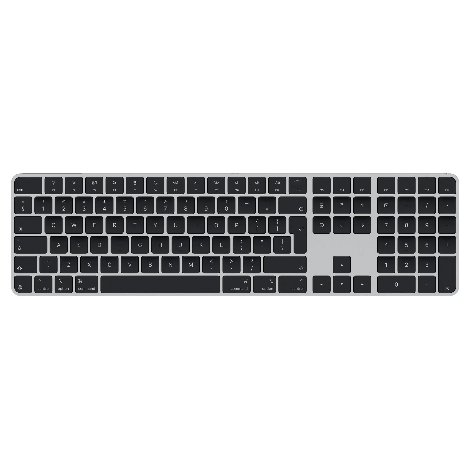 Klawiatura membranowa Apple Magic Keyboard z Touch ID i polem numerycznym US INT Czarny