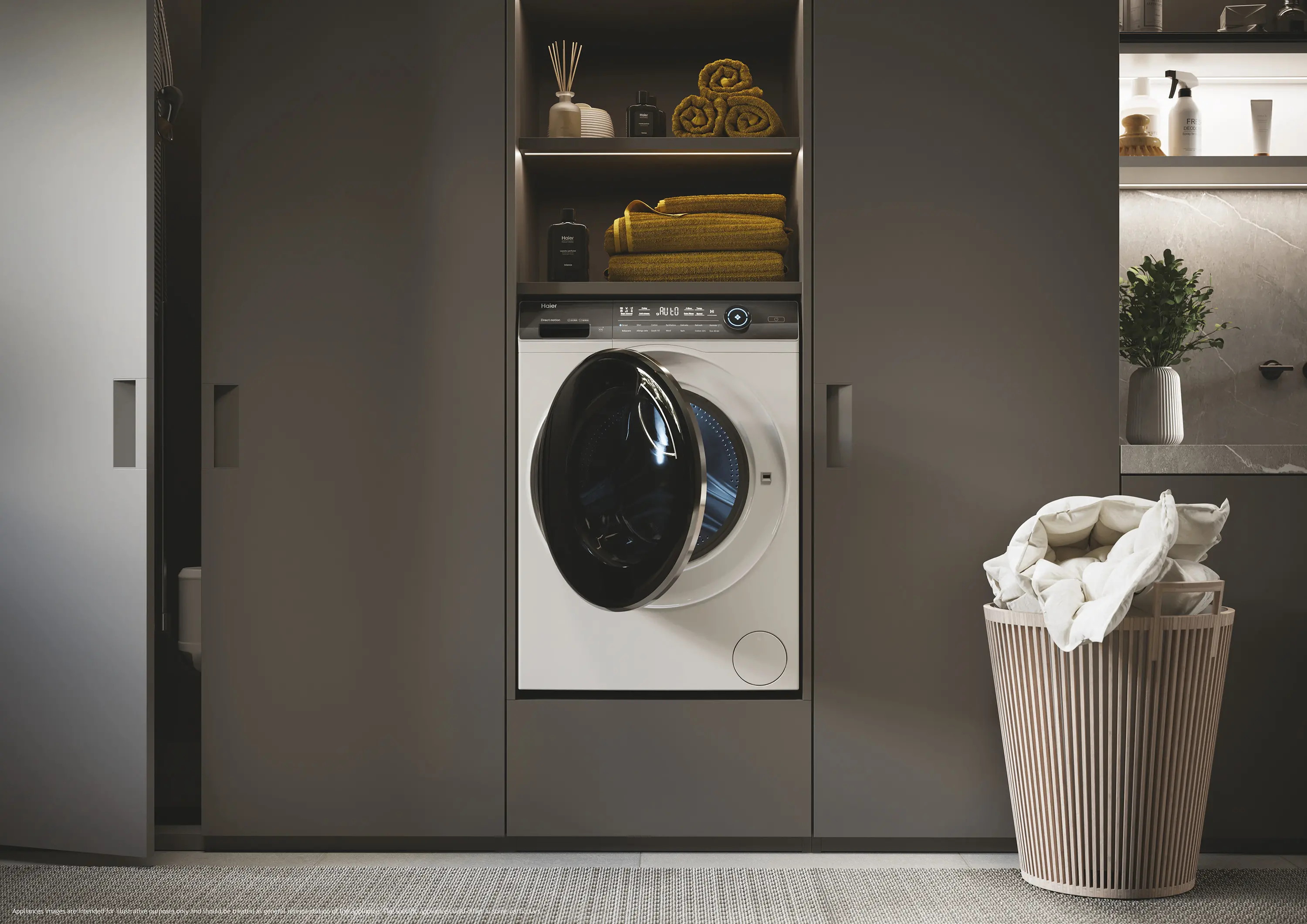 Pralka Haier I-Pro 7 Plus HW80-B14979TU1-S Slim 8kg 1400 obr/min Zdalne sterowanie