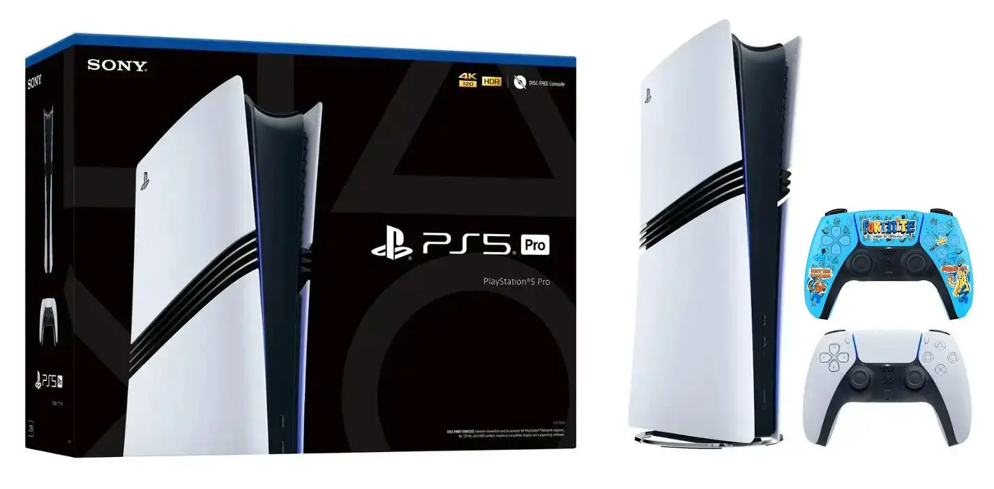 Konsola Sony PlayStation 5 Pro (PS5) 2TB + Dodatkowy Pad Edycja Limitowana FORTNITE