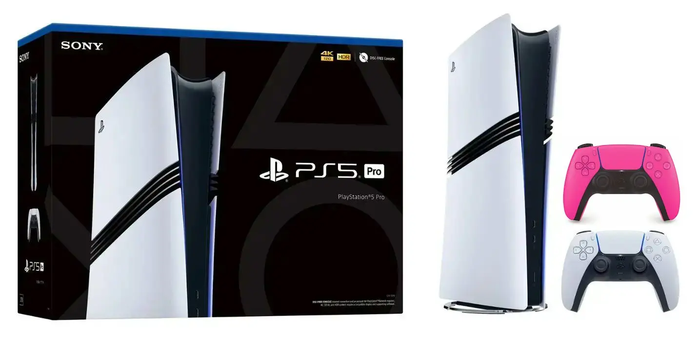 Konsola Sony PlayStation 5 Pro (PS5) 2TB + Dodatkowy Pad Różowy
