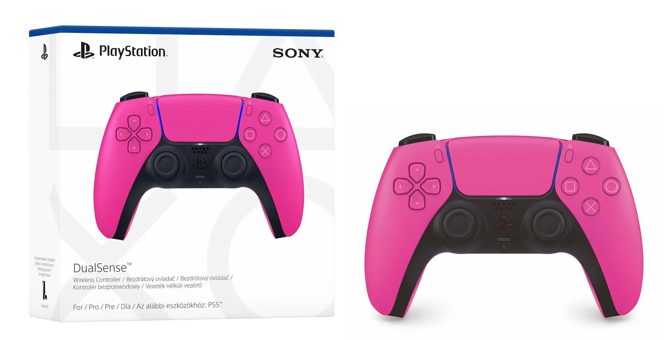 Konsola Sony PlayStation 5 Pro (PS5) 2TB + Dodatkowy Pad Różowy