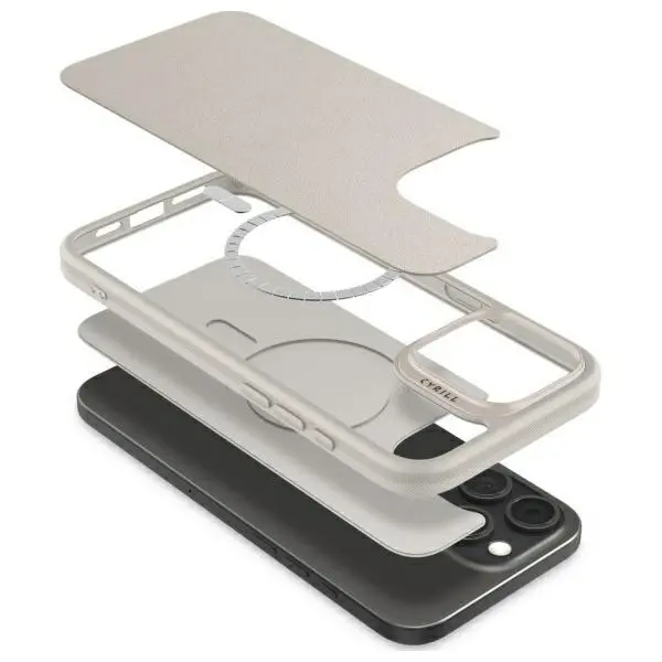 Etui Spigen Cyrill Kajuk Mag do MagSafe do iPhone 16 Pro Max Beżowy