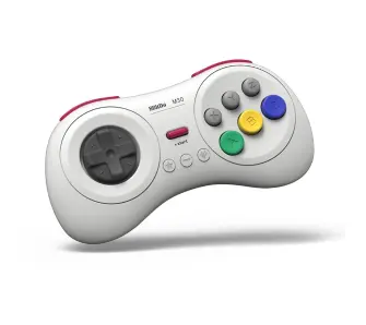 Pad 8BitDo M30 Bluetooth Wireless do PC, Nintendo Switch, Android Bezprzewodowy Biały