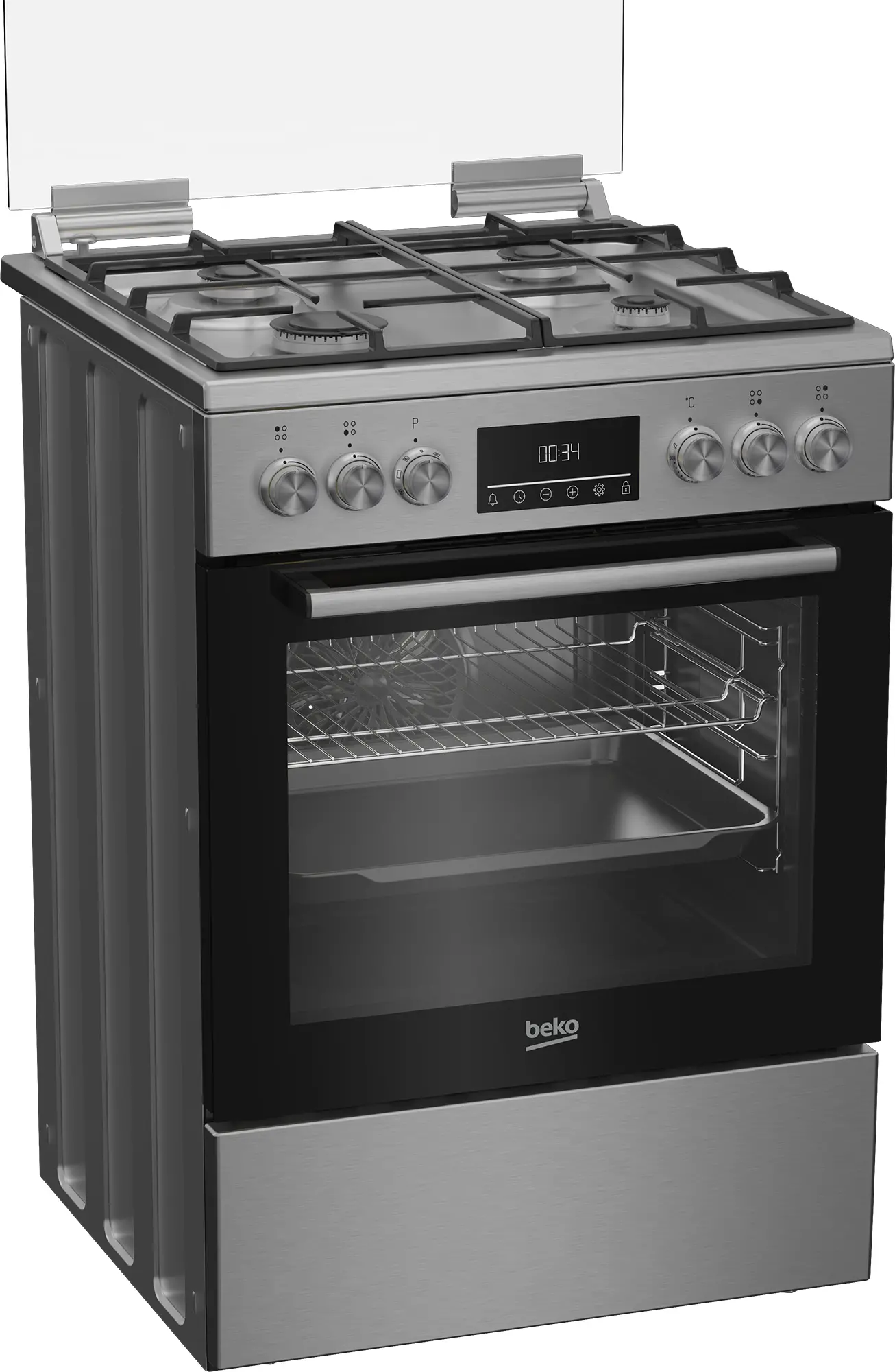 Kuchnia gazowo-elektryczna Beko FBM6230TXDSN Termoobieg