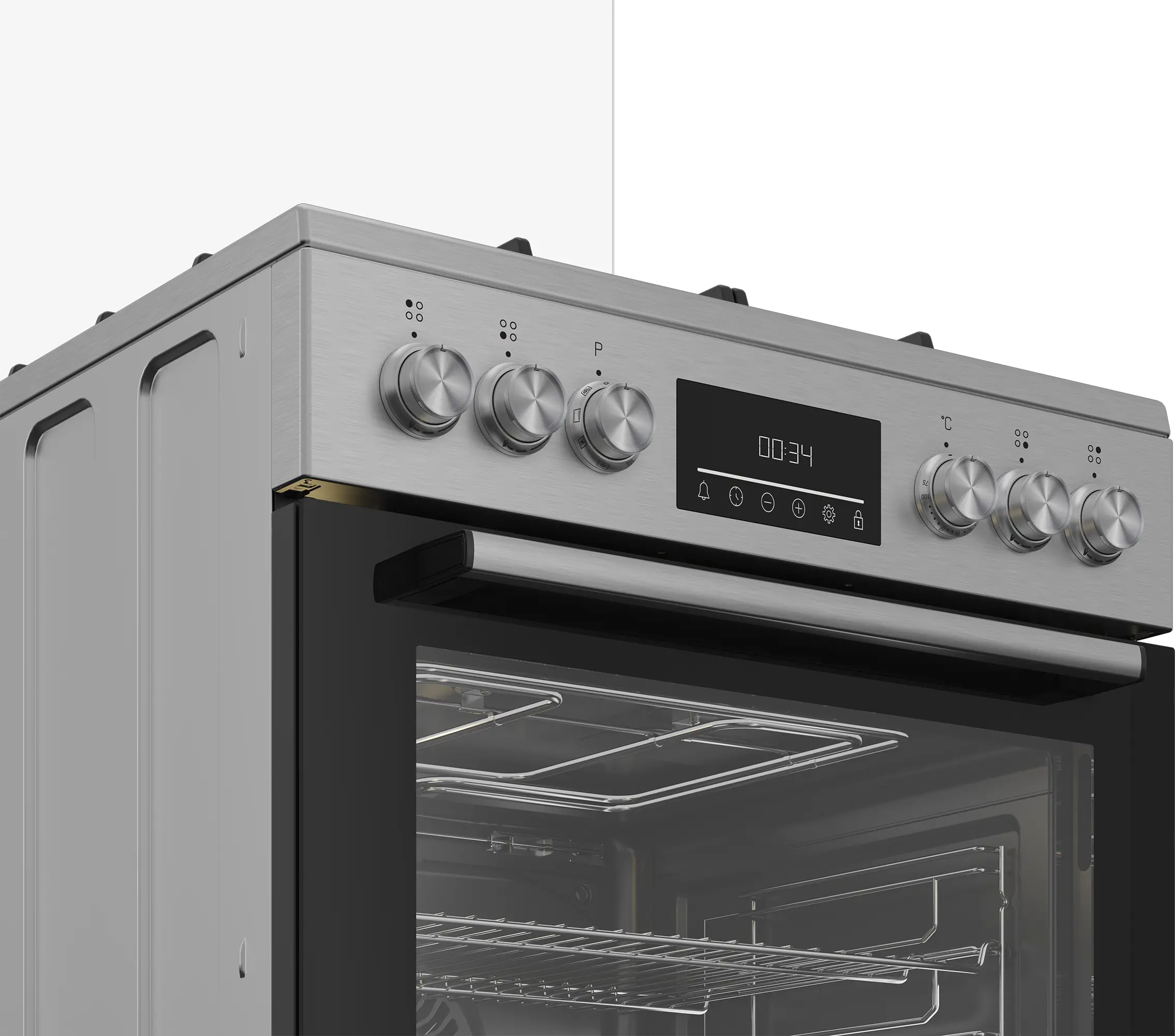Kuchnia gazowo-elektryczna Beko FBM6230TXDSN Termoobieg