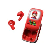 OTL Technologies Super Mario Slide TWS Dla Dzieci Douszne Czerwony
