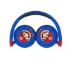 Słuchawki bezprzewodowe z mikrofonem OTL Technologies Super Mario Kids Wireless Dla Dzieci Nauszne Niebiesko-czarny