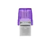 PenDrive Kingston DataTraveler microDuo 3C 64GB USB 3.2 Typ C / USB 3.2 Fioletowy