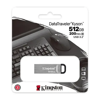 PenDrive Kingston DataTraveler Kyson 512GB USB 3.2 Srebrny