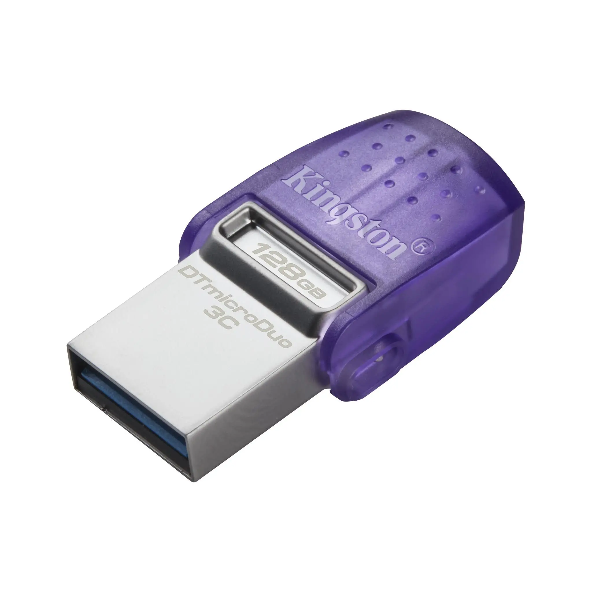PenDrive Kingston DataTraveler microDuo 3C 128GB USB 3.2 Typ C / USB 3.2 Fioletowy