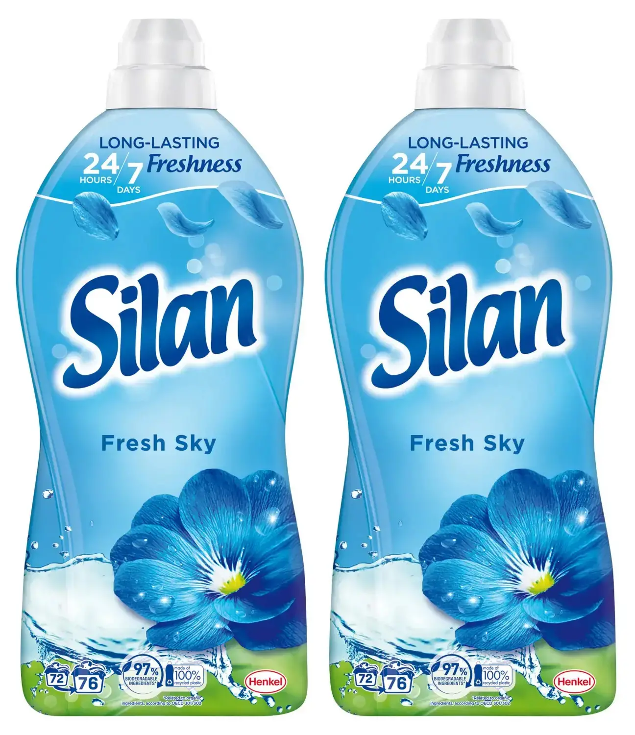 Silan Classic Fresh Sky 152 prania zestaw 2x1,672l