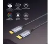 Kabel DisplayPort Unitek V1610A01 DisplayPort 1.4 - HDMI 2.1 8K 1,8m Czarny