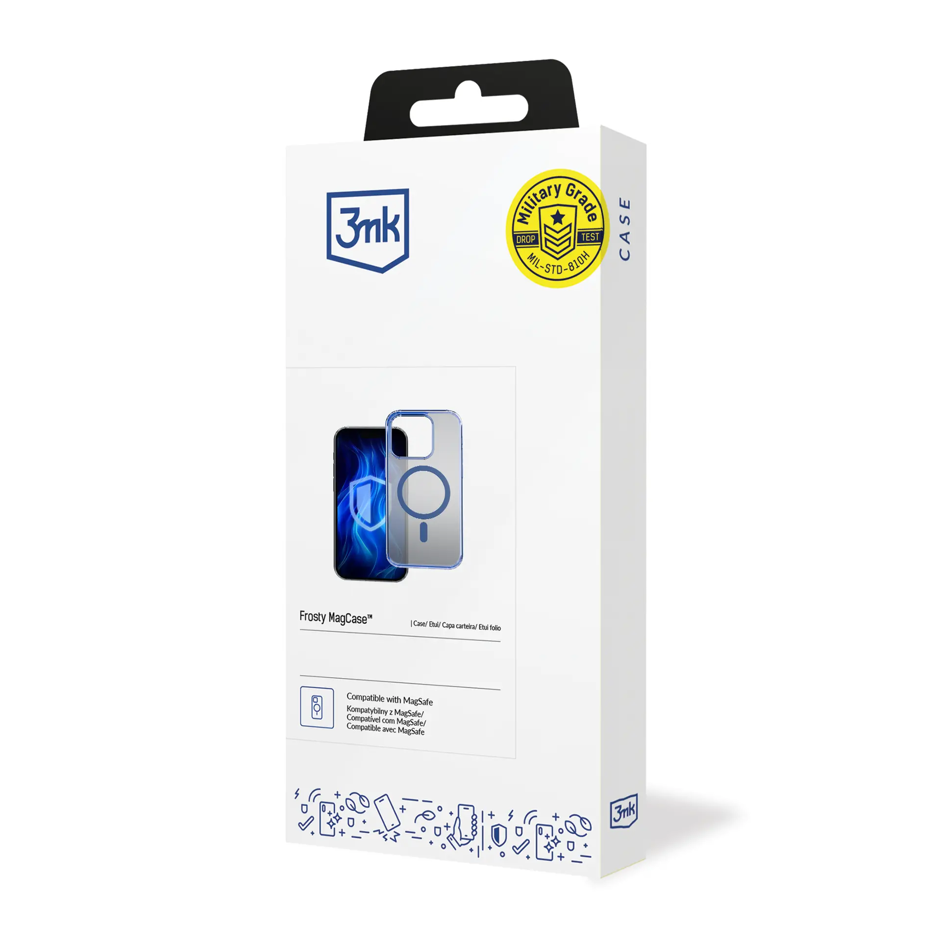 Etui 3mk Frosty MagCase do iPhone 16 Pro Max Niebieski