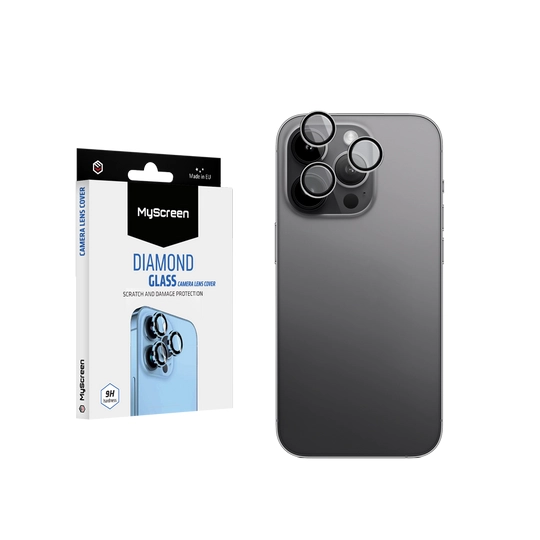 Szkło hartowane MyScreen Protector Diamond do iPhone 16 Pro / Pro Max Czarny