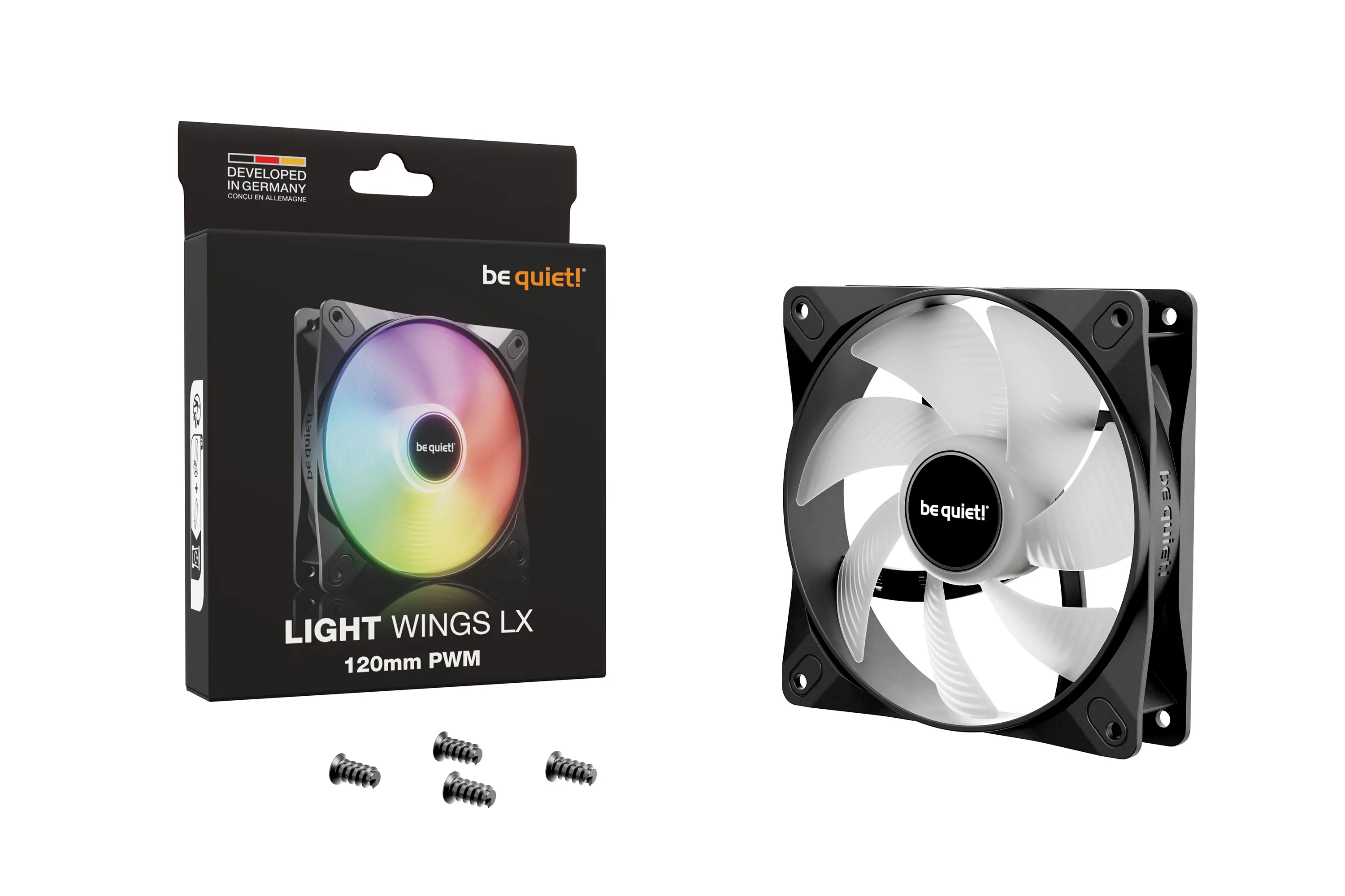 Wentylator be quiet! Light Wings LX 120mm PWM Czarny