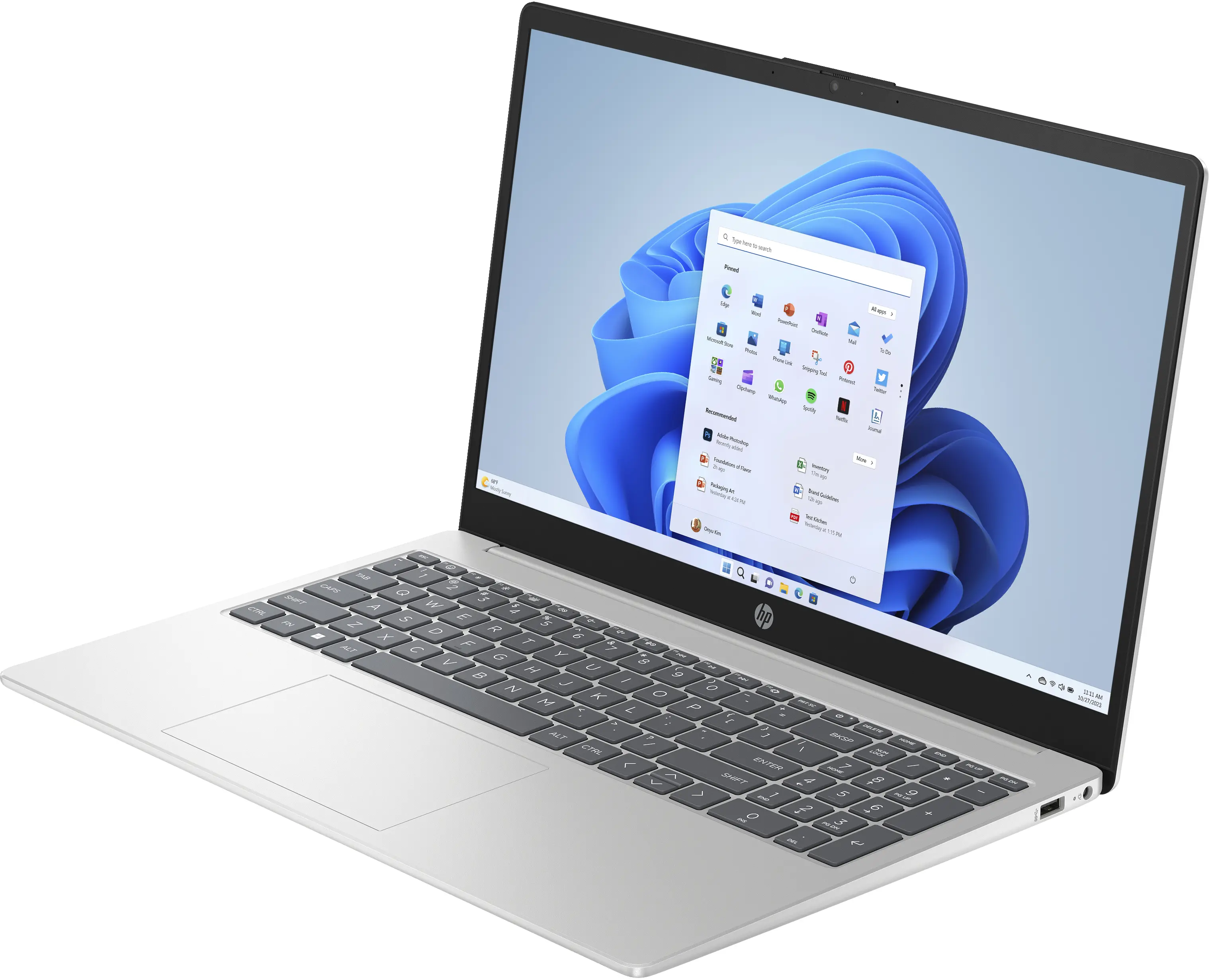 Laptop HP 15-fd0024nw 15,6" i5-1334U 8GB RAM 512GB Dysk SSD Win11 Srebrny