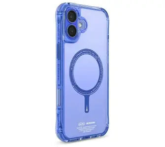 Etui Skinarma Saido Magnetic Charging iPhone 16 Niebieski