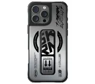 Skinarma Magnetic Charging Grip Stand do iPhone 16 Pro Srebrny