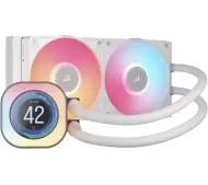 Corsair iCUE LINK Titan 240 RX LCD RGB Biały