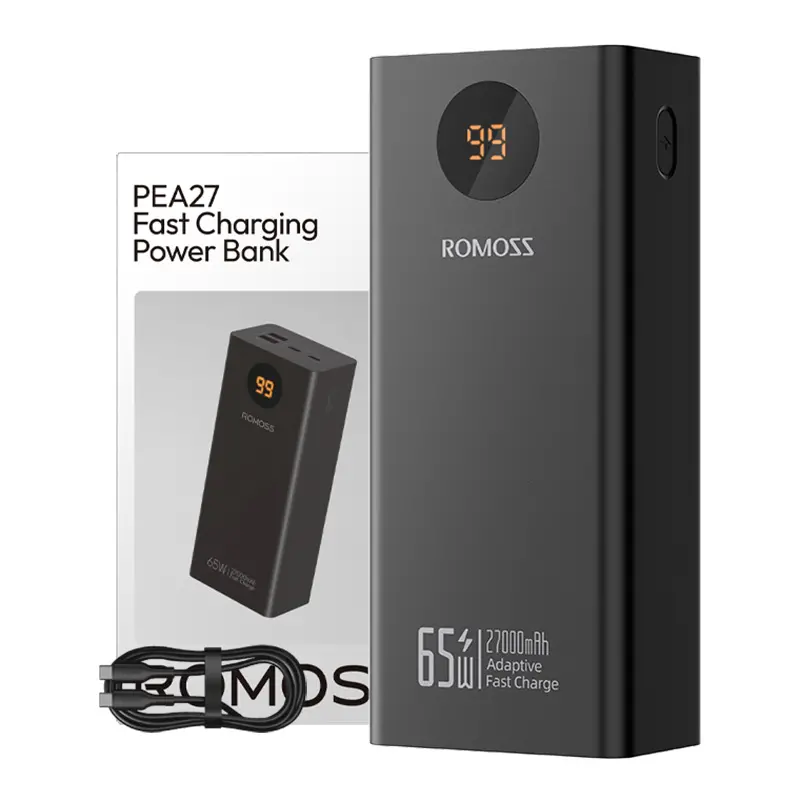 Powerbank Romoss PEA27S Pro 27000mAh 65W Czarny