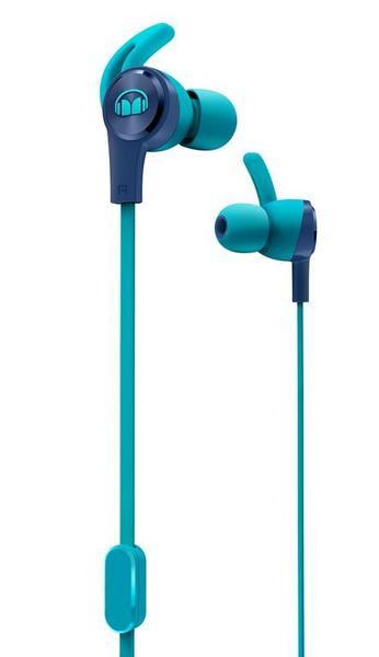 Słuchawki przewodowe Monster iSport Achieve (niebieski)