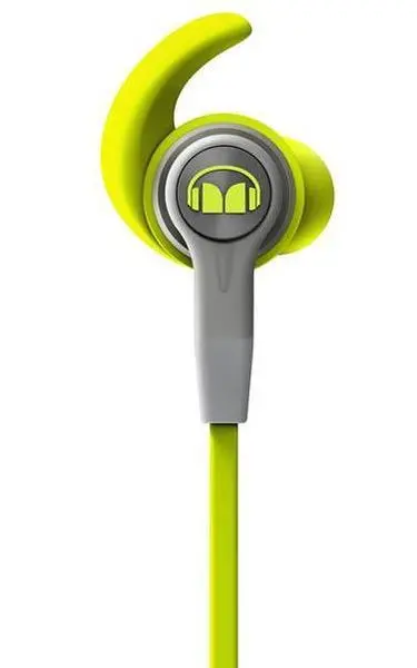 Słuchawki przewodowe Monster iSport Compete CTU Dokanałowe Mikrofon Zielony