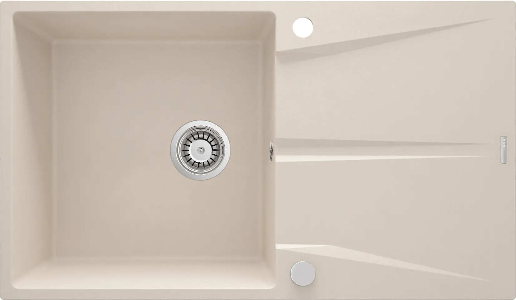 Zlewozmywak Deante Corio ZRC_511A Granitowy Beżowy