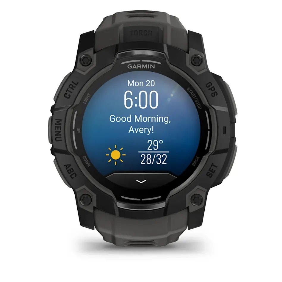 Smartwatch Garmin Instinct 3 AMOLED 50mm GPS Czarny