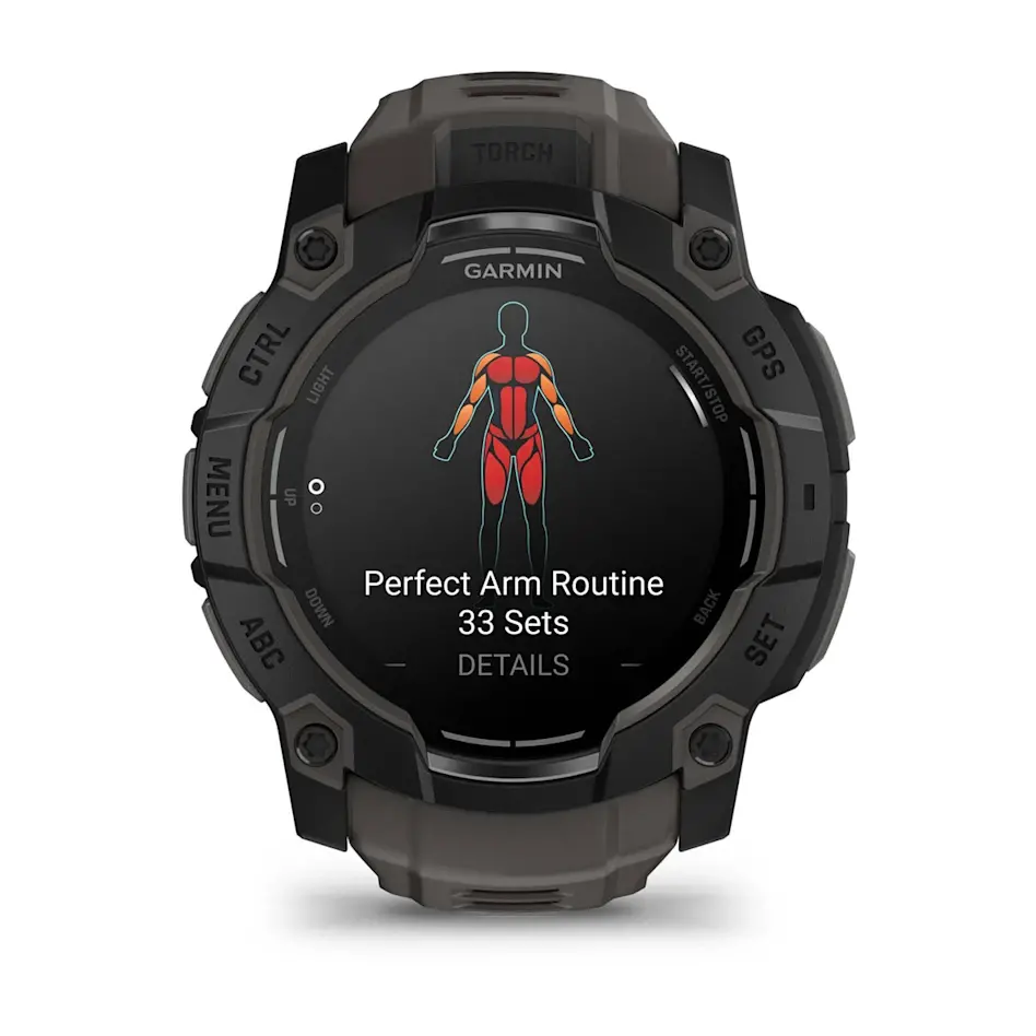 Smartwatch Garmin Instinct 3 AMOLED 50mm GPS Czarny