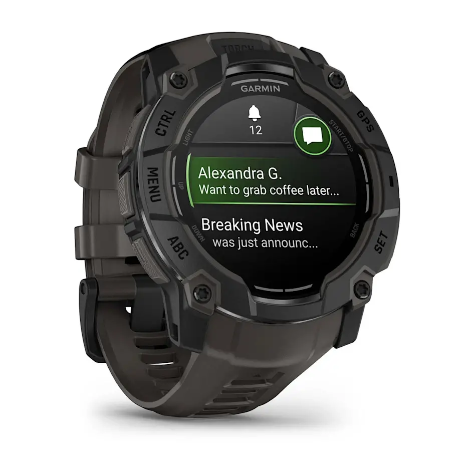 Smartwatch Garmin Instinct 3 AMOLED 50mm GPS Czarny