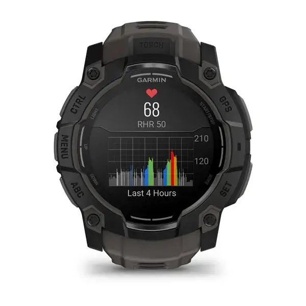 Smartwatch Garmin Instinct 3 AMOLED 50mm GPS Czarny