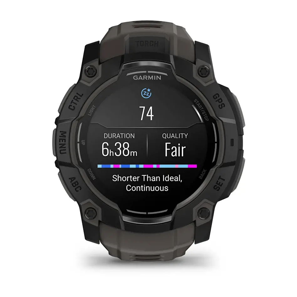 Smartwatch Garmin Instinct 3 AMOLED 50mm GPS Czarny