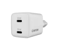 Canyon CU35CC GaN 35W 2xPD Biały