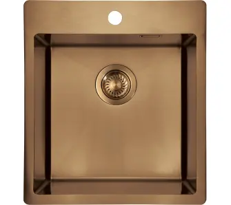 Zlewozmywak Deante Olfato Precious ZPO_C10A Stal szlachetna Brąz szczotkowany
