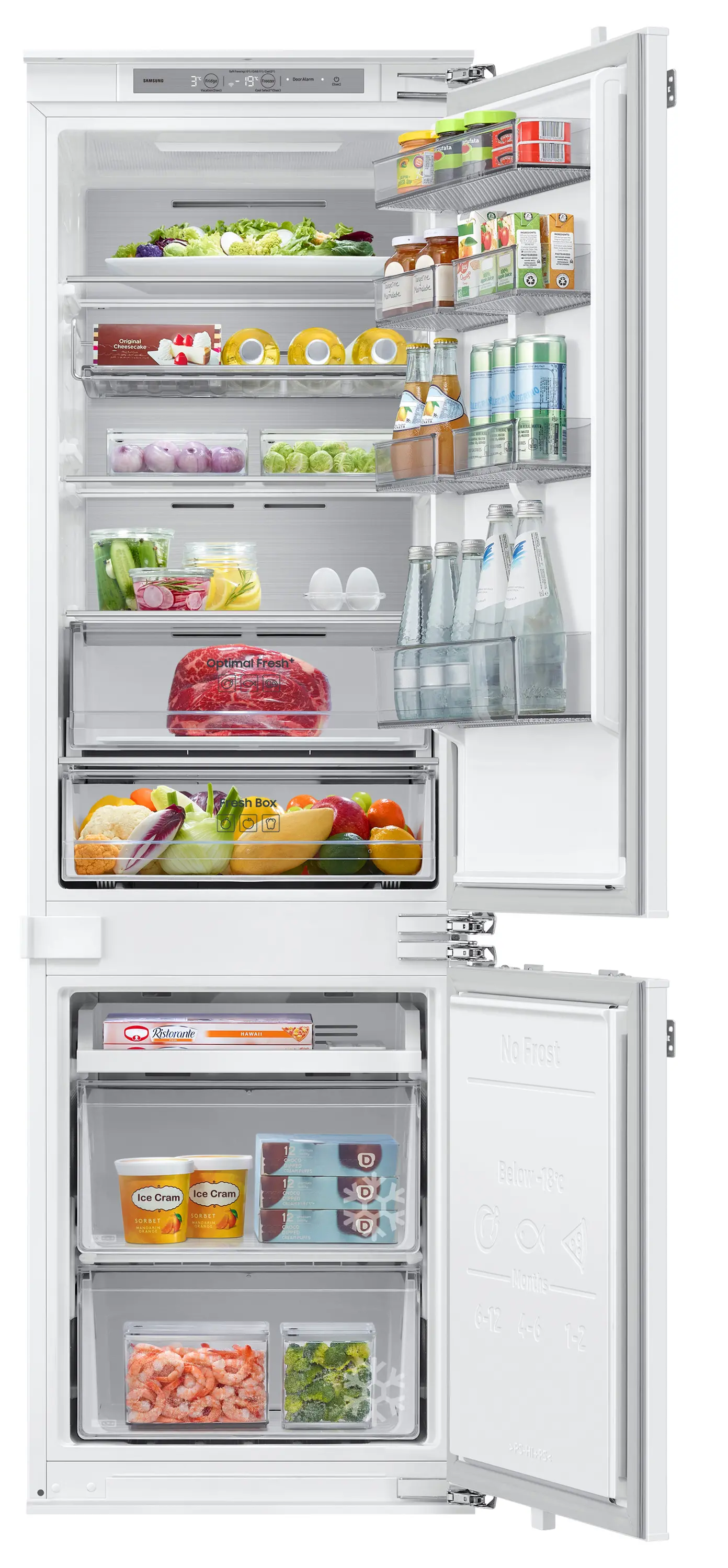 Samsung BRB80F26ACF0EO Pełny No Frost 177,5cm Komora świeżości Zdalne sterowanie