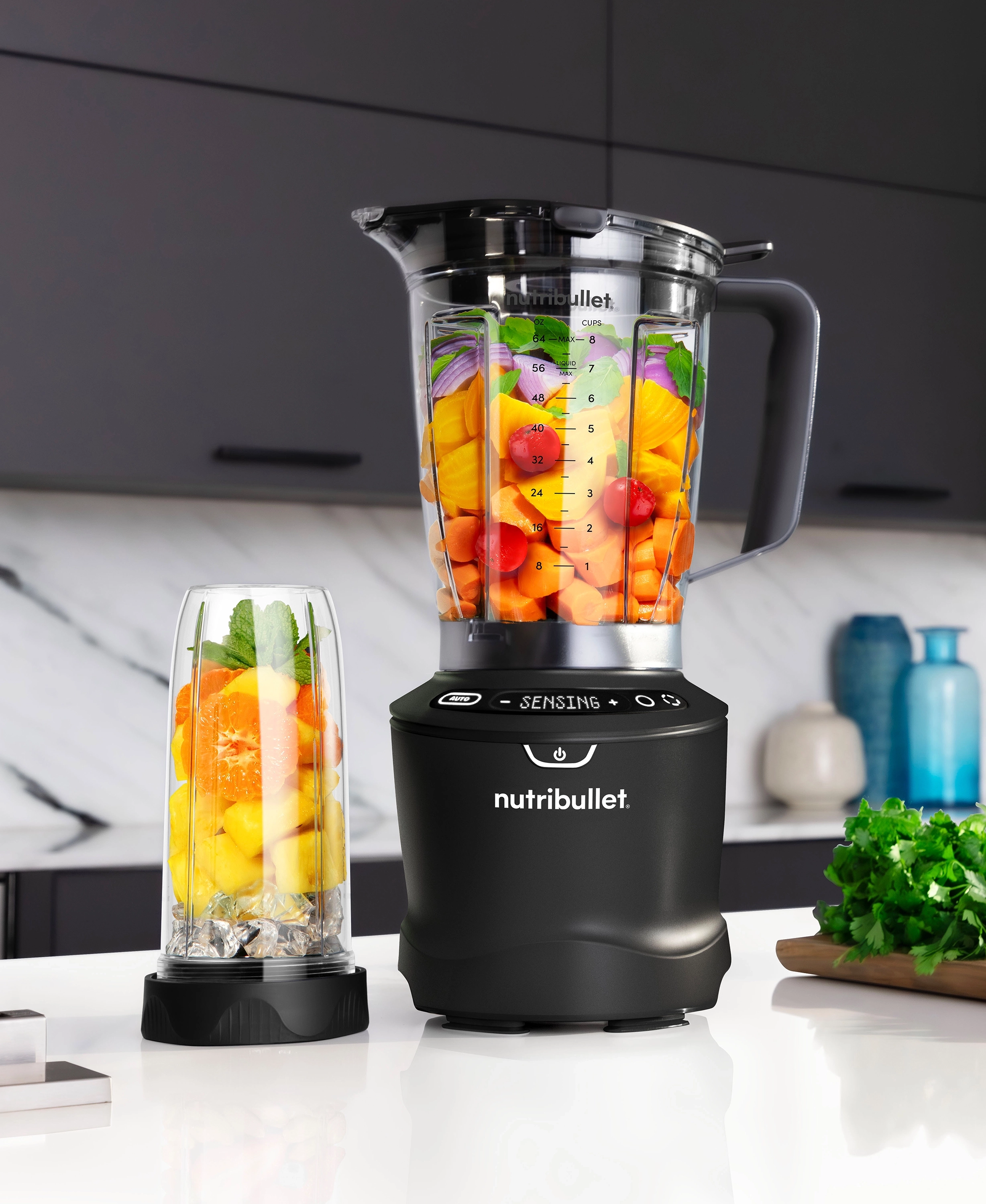 Blender kielichowy Nutribullet Combo NBF550DG 1,8l 2 butelki
