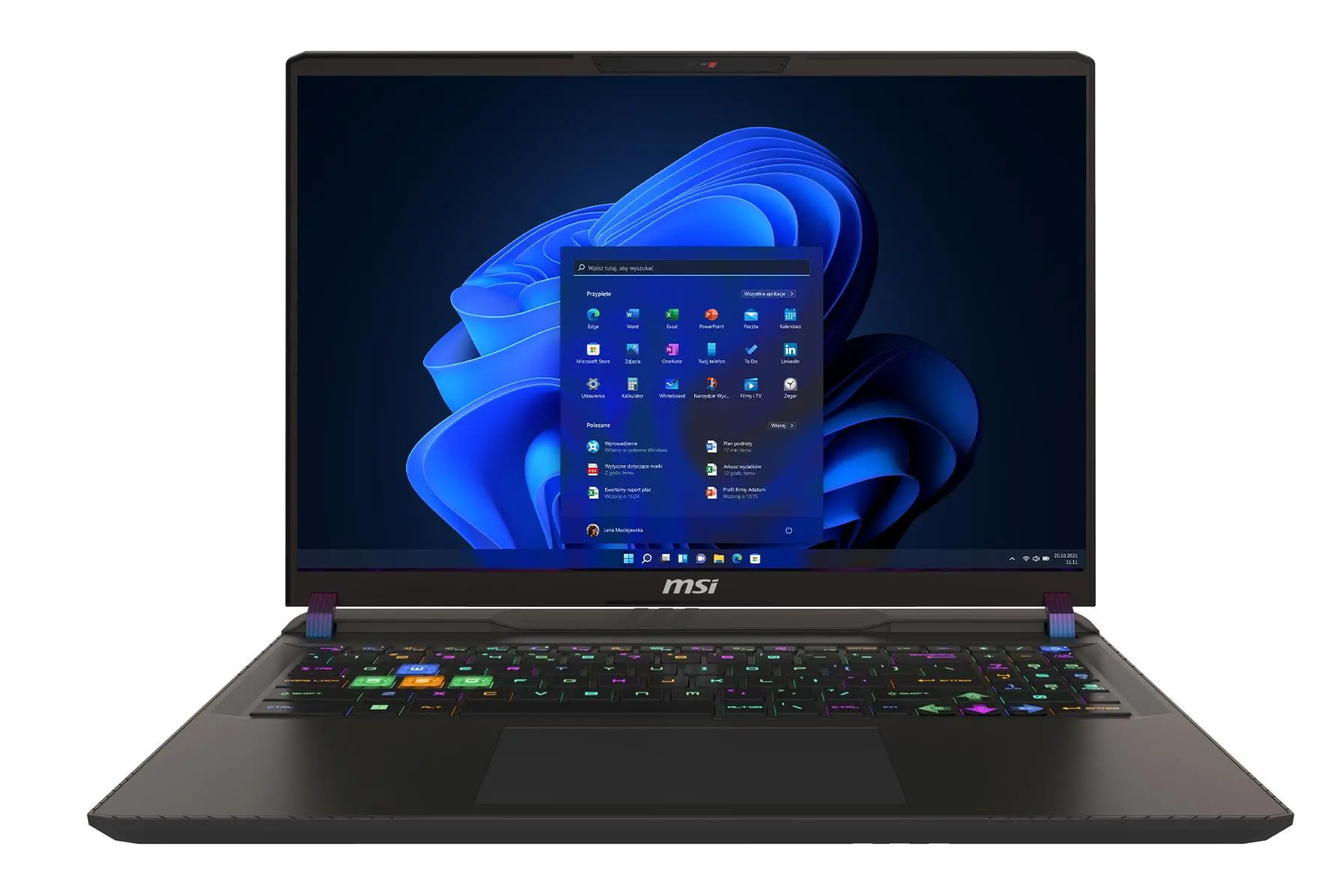 Laptop gamingowy MSI Vector 16 HX A14VHG-820PL 16" 240Hz i9-14900HX 16GB RAM 1TB Dysk SSD RTX4080 DLSS3 Win11 Szary