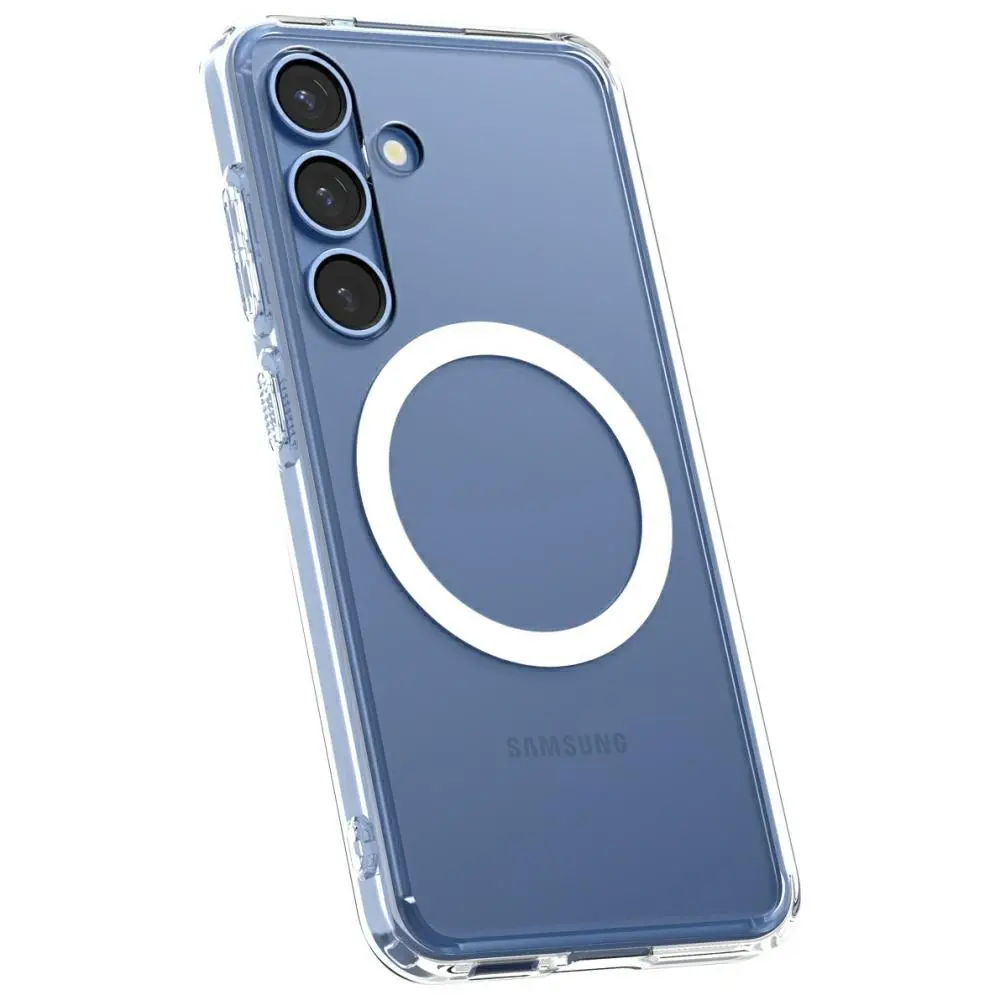 Etui Spigen Ultra Hybrid Mag MagSafe do Galaxy S25 Plus Biały