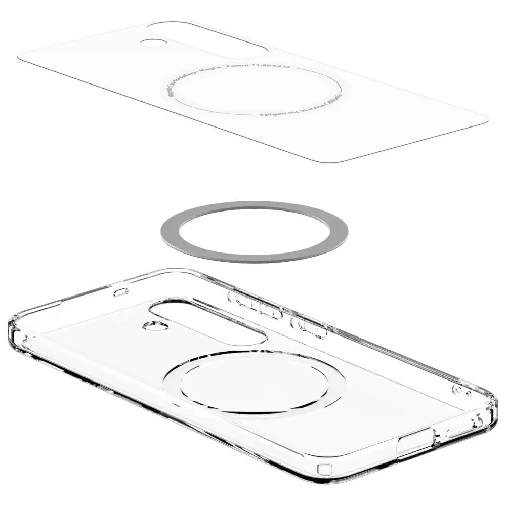 Etui Spigen Ultra Hybrid Mag MagSafe do Galaxy S25 Plus Biały