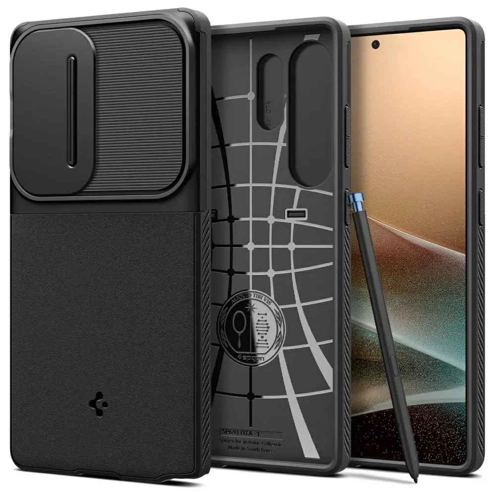 Etui Spigen Optik Armor do Galaxy S25 Ultra Czarny