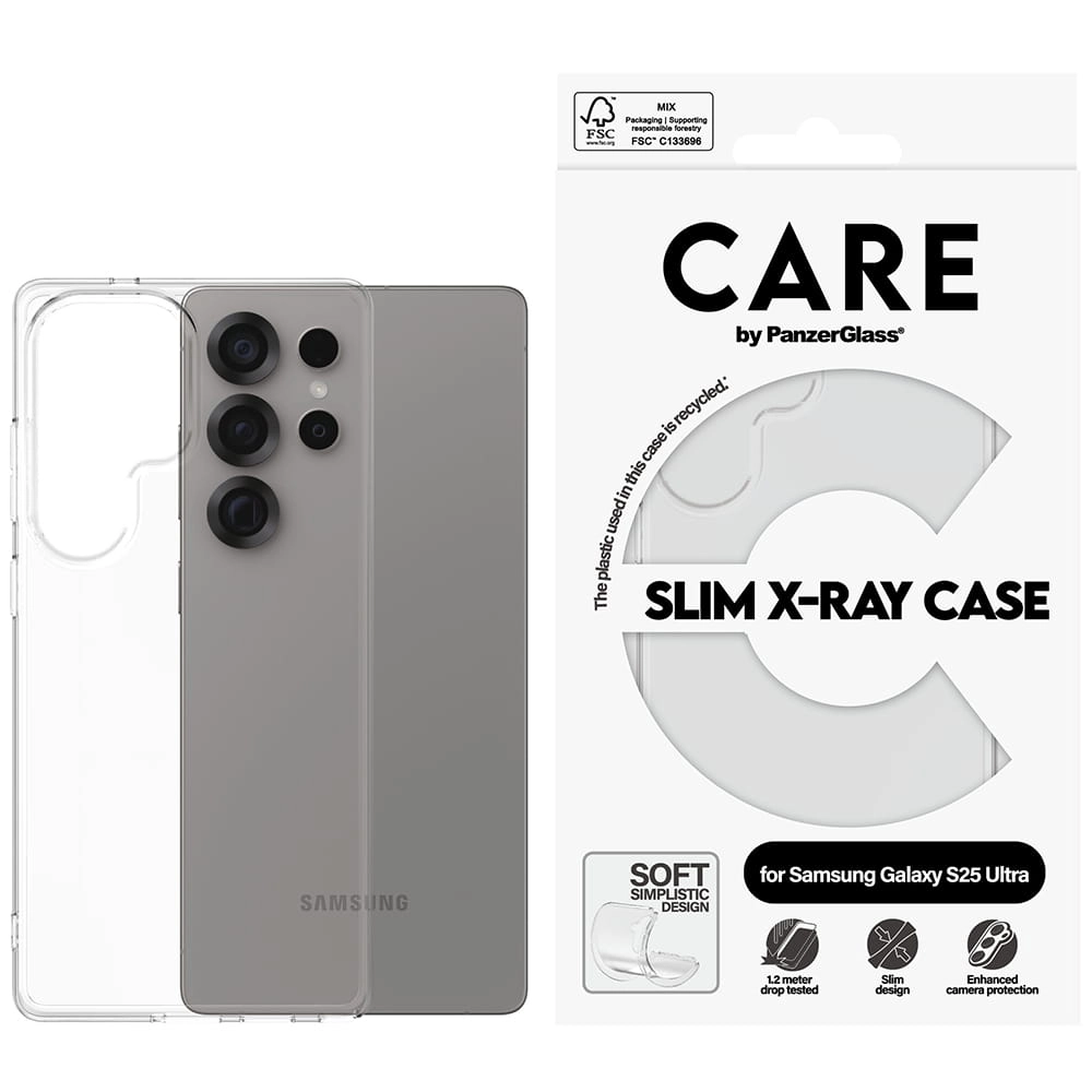 Etui PanzerGlass Slim X-Ray do Samsung Galaxy S25 Ultra Przezroczysty