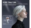 Słuchawki bezprzewodowe QCY MeloBuds Neo T31 Dokanałowe Bluetooth 5.3 Niebieski