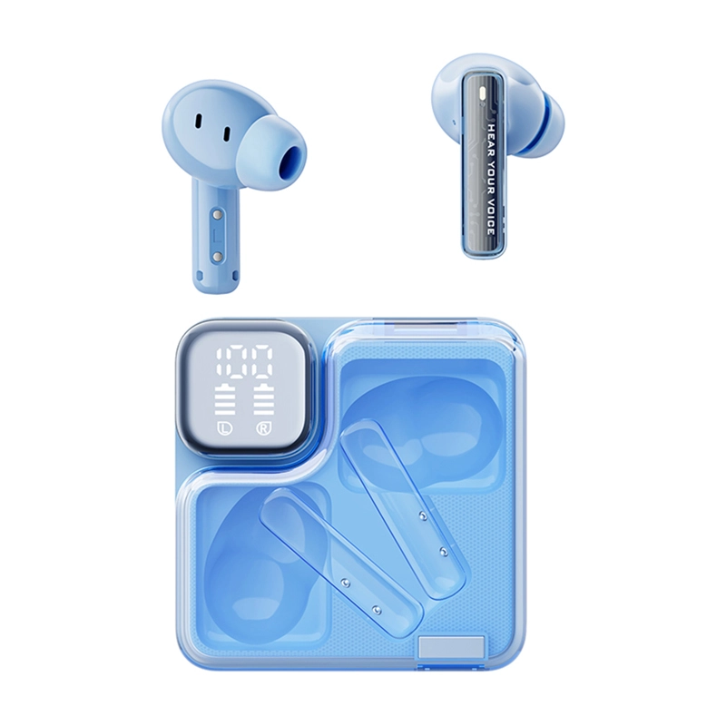 Słuchawki bezprzewodowe QCY MeloBuds Neo T31 Dokanałowe Bluetooth 5.3 Niebieski