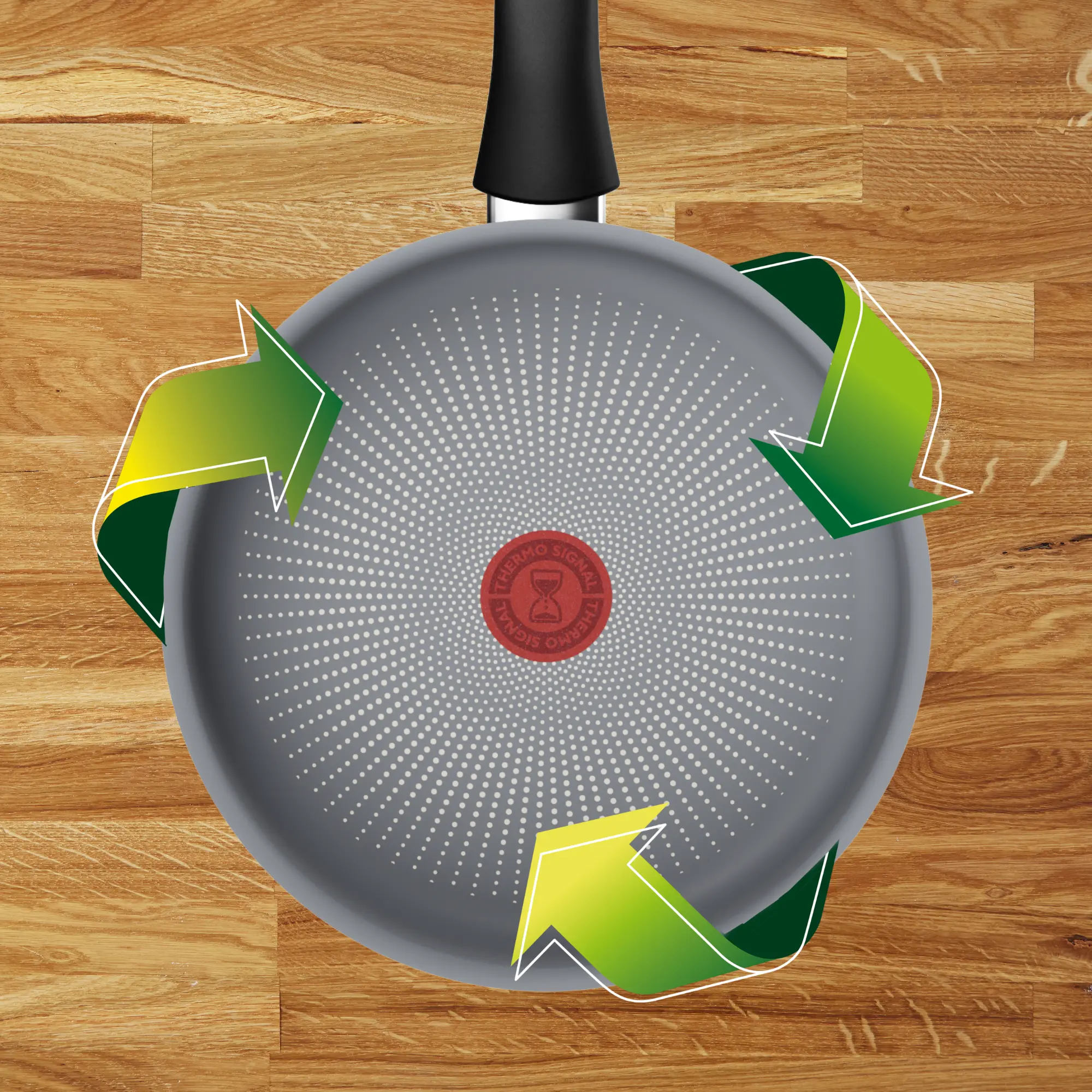 Patelnia Tefal Halo C3123853 Indukcja Titanium 25cm